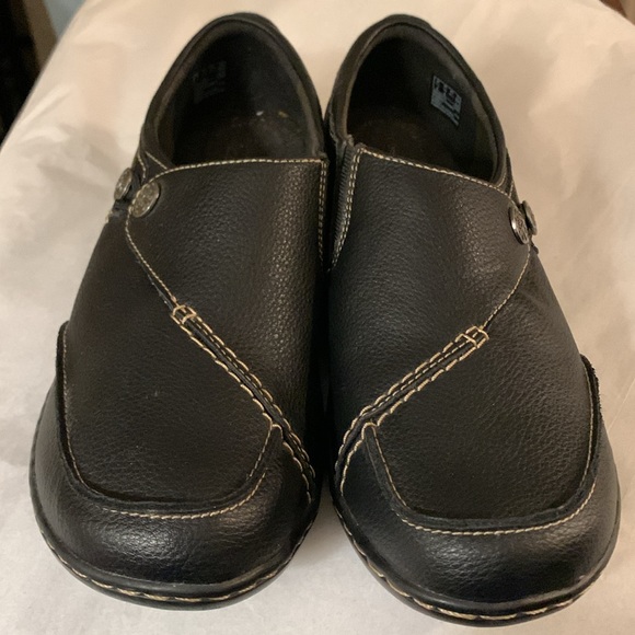 Clarks Ashland Lane Q black shoes size 10 M - Picture 2 of 8